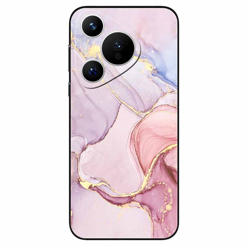 For Huawei Pura 70 / Pura70 Pro Case Soft Silicone Fashion Marble Shockproof Cover for Huawei Pura 70 Ultra P 70 Pro+ TPU Coque