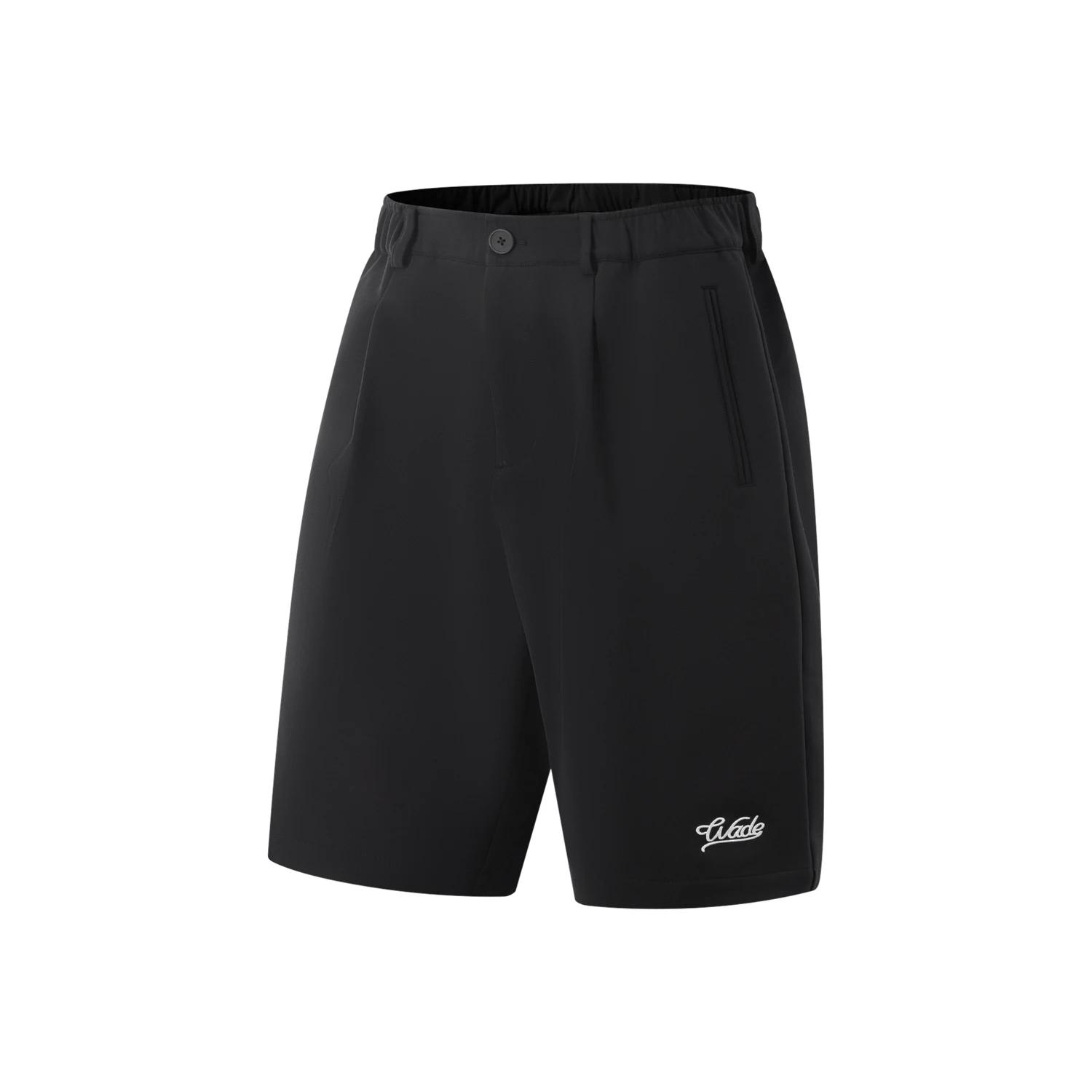 

Li Ning Wade Series Letter Шорты спортивные мужские средней посадки, мягкие, дышащие, универсальные AKSV081-1 L