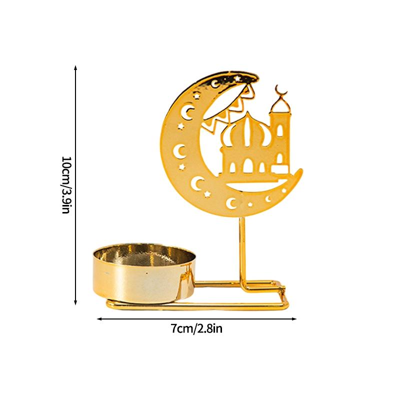 Muslim Ramadan Ornament Led Moon Star Lamp Light Eid Mubarak Islamic Muslim Festival Dinner Table Party Home Decoration