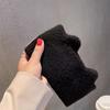 Cute Cat Ears Warm Knitted Headband Female Retro Face Wash Elastic Hair Bands Solid Color Simple Wide-brimmed Head Wrap