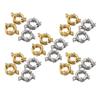 Pack of 10 Stainless Steel Necklace Clasp with Spring Hook Secure and Convenient Connector for Customizable Necklaces