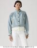 Levi's PRETTY Stand Collar Button-Down Cropped Trucker Jacket Women's 005AY-0006 US S