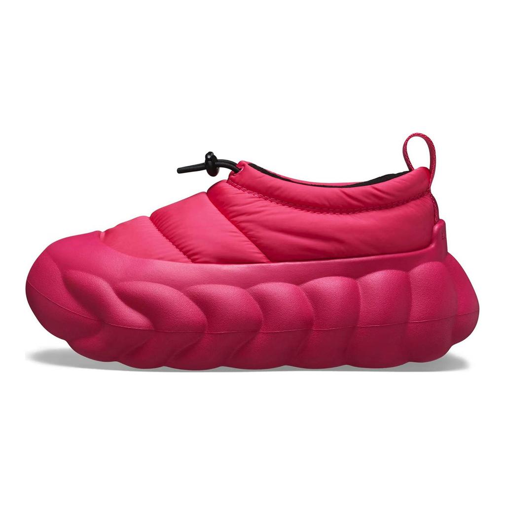 Crocs Overpuff Shorty Trendy Low-Top Casual Shoes Unisex Pink