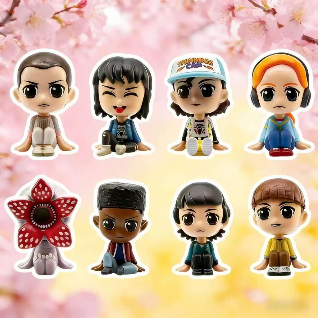 ~8 Styles Stranger Figure Eleven Dustin Barb Steve Demogorgon Action Figures Car Home Decoration Toys for Kids#