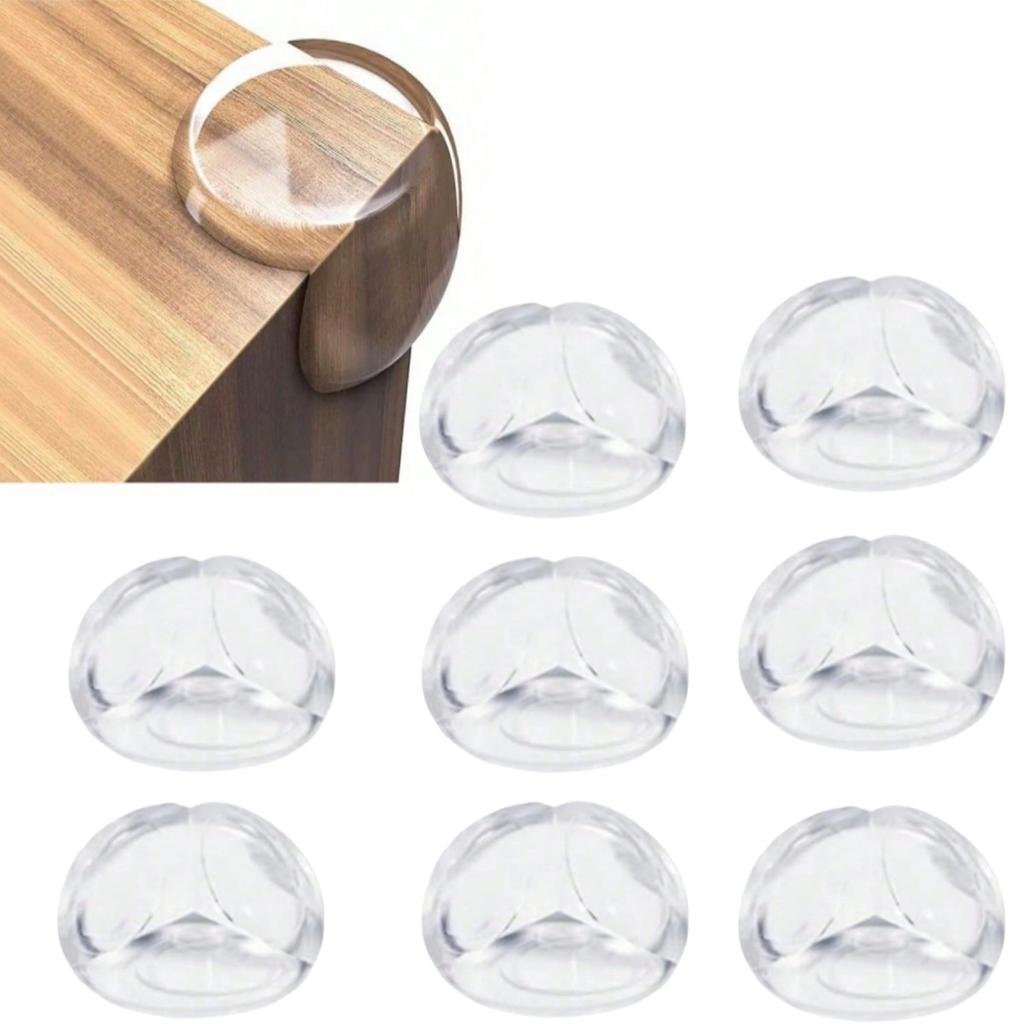4-20PCS Children Safety Silicone Transparent Protective Cover Children's Anticollision Table Corner Edge Protective Cover Guards