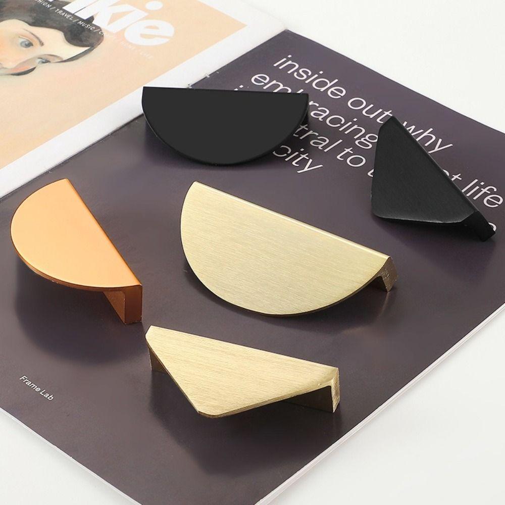 Semi-circle Design Cabinet Door Handle Triangle Shape Wardrobe Handle Hardware Wardrobe Closet