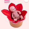 Cute Flower Shaped Plush Bath Mat Cozy Cartoon Style Seat Cushion For Sofa Or Chair