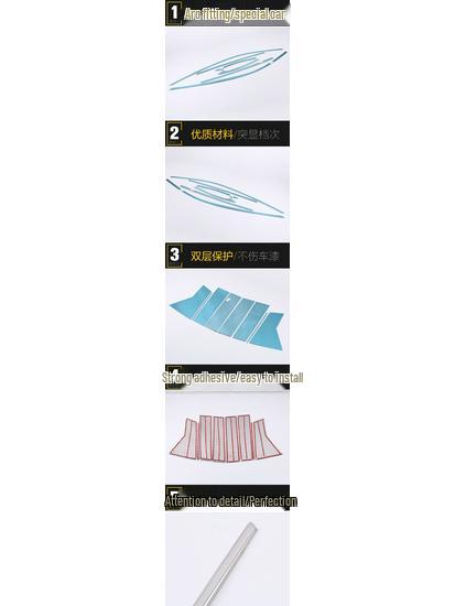 17 CX-5 Car Window Stainless Steel Anti-Scratch Trim Strips