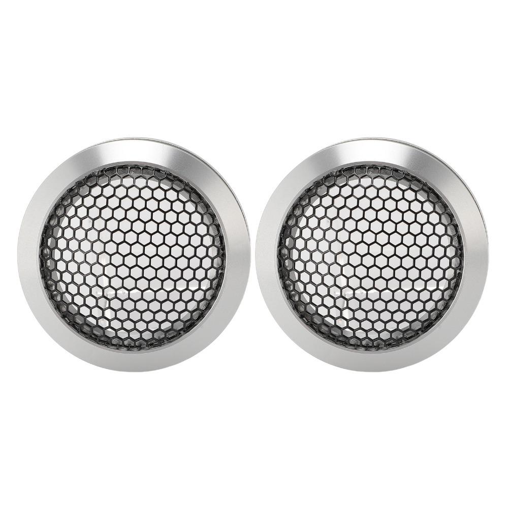 

2Pcs OD 64mm Speaker Grill Round Speaker Guard Easy to Install Subwoofer Guard Audio System