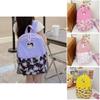 Cute Nylon Backpack For Preschoolers Trendy And Comfortable Cartoon Print