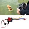 60A Brushed Electronic Speed Controller Water Proof ESC for Car Boat Model Compatible with 540 550 750 Motor 6V3A BEC Output T Plug