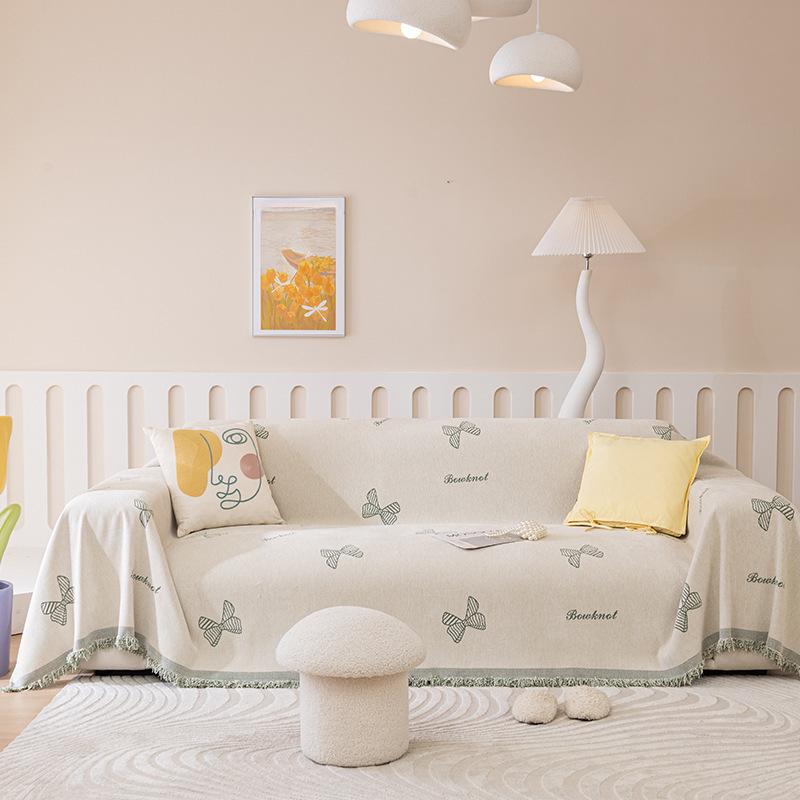 

Новая подушка для дивана из шенилла, чехол для дивана, универсальный чехол, улучшенный чехол для дивана, универсальное диванное полотенце на все четыре сезона 180*130cm