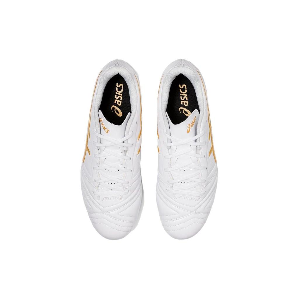 Asics Ultrezza Club Artificial Turf Durable Breathable Soccer Shoes Men sneaker White Platinum 1103A021-101