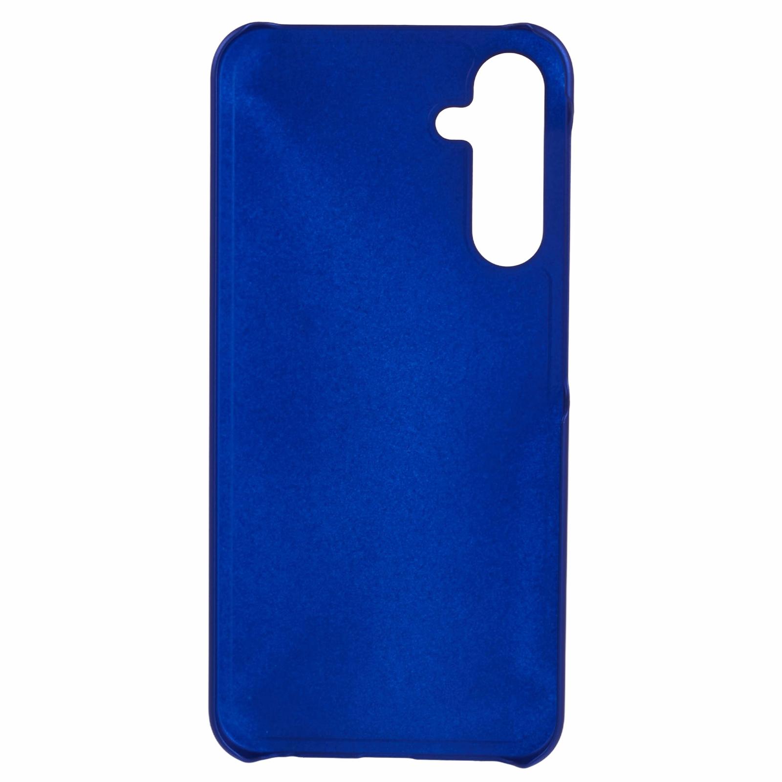 

For Samsung Galaxy A35 5G Phone Case Rubberized PC Protective Cover Blue