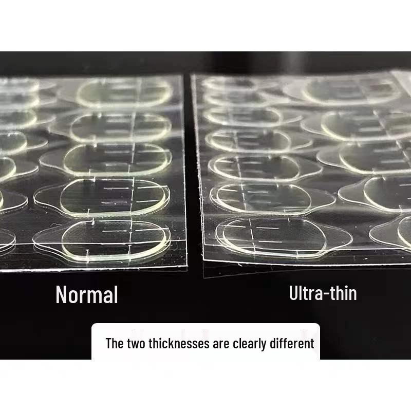 Ultra-thin Yellow Jelly Glue Nail Tip Double-sided Adhesive Stickers for Wearable False Nails