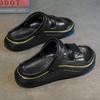 Summer open-toed breathable fashion stepping on shit slippers outdoor sports casual cool slippers large size couple beach shoes