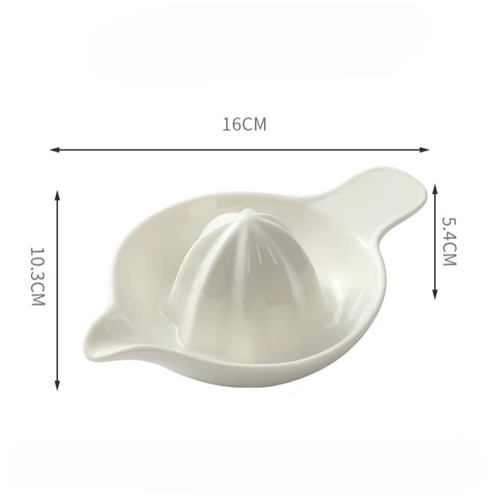 Nuovo Spremiagrumi Manuale Domestico Tazza per Succo d'Arancia Spremiagrumi in Ceramica Spremiagrumi per Limoni Gadget e Accessori da Cucina