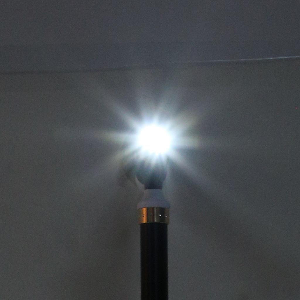 Älterer Zusammenklappbarer Gehstock Verstellbarer Gehstock Edelstahl Faltstock