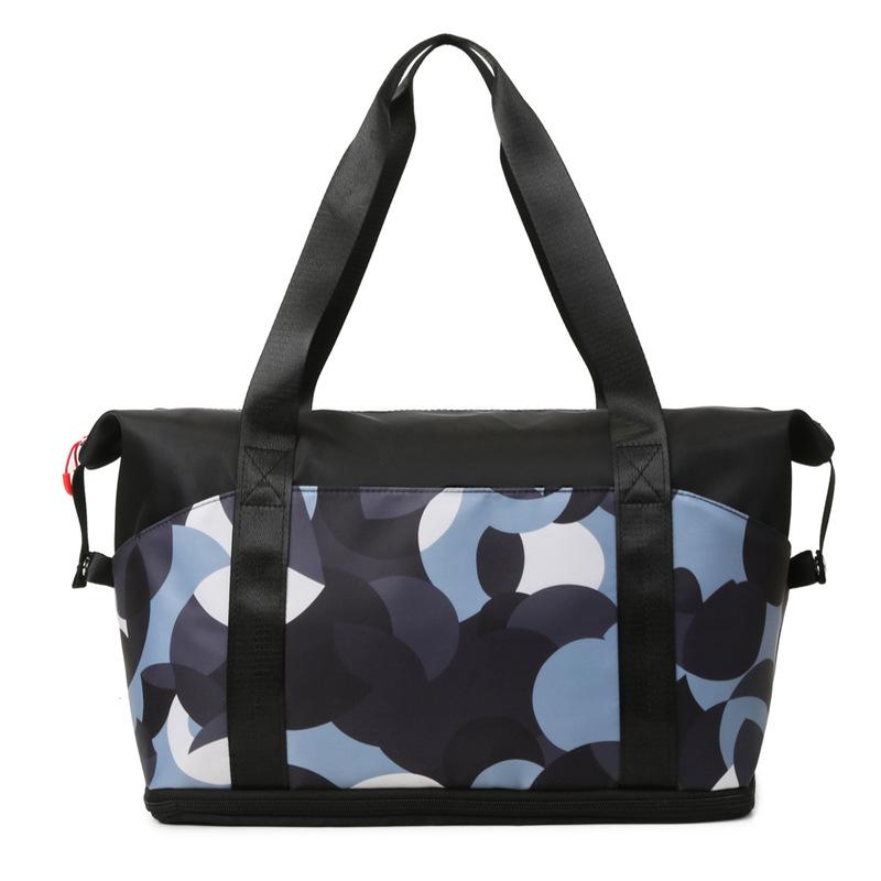 Składana Torba Podróżna na Bagaż z Nadrukiem Kabinowa Duża Pojemność Torba Weekendowa Wodoodporna Torba Sportowa na Siłownię Damska Torba Tote