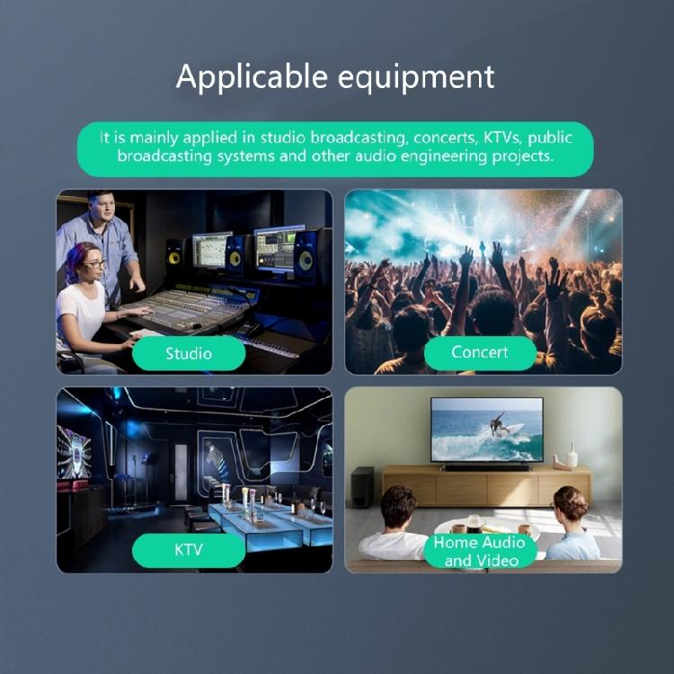 Professional Male Connector 6.35mm Gold Contacts Metal Housing Secure Threaded For Broadcasters Live Sound