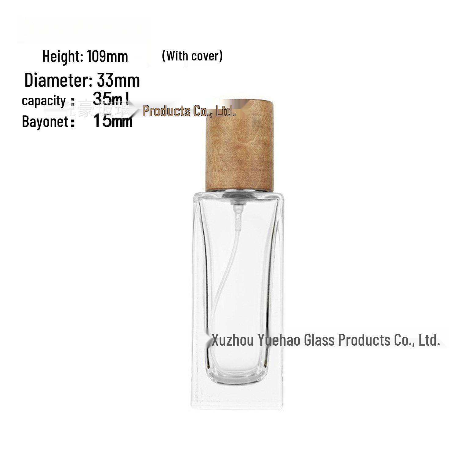 15ml Transparent Glass Perfume Spray Bottles - In Stock