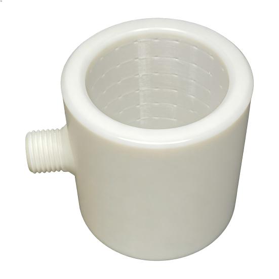 Men Shower Nozzle Powerful Supercharging Hydromassage Standard Thread Interface Fits Most Pipes 360-Degree Ring Water Spray Spiral Nozzle