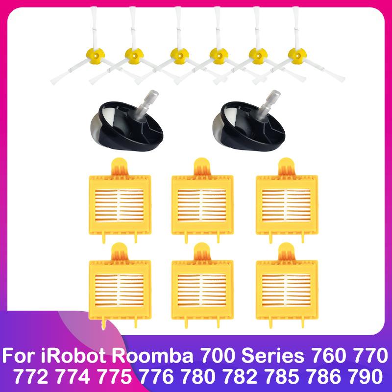 Fit For iRobot Roomba 700 Series 770 780 790 772 774 775 776 760 782 785 786 Main Side Brush Hepa Filter Wheel Accessories Spare