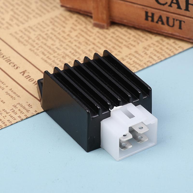 For Gy6 50-125Cc 4Pin 12V Motorcycle Half Wave Ignition Voltage Regulator Rectifier For Scooter Atv Fatbike Dirt Pit Bike