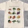 Fruit and Vegetable Garden T Shirt, Vintage Produce Illustration, Gardening and Cooking Gift Tee, Cottagecore Shirt, Retro Graphic Tee