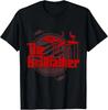 Mens The Grillfather Funny Cool BBQ Grill Chef Gift T-Shirt