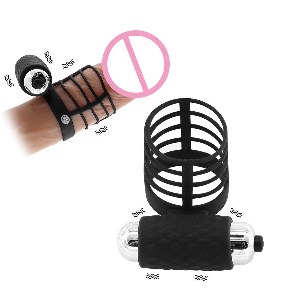 Penis Sleeve Vibratoren Sex Spielzeug Für Männer Erektion Verzögerung Ejakulation Penis Extender Enlarger Penis Vibrator Ring Schwanz Vergrößerung