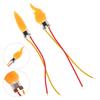 2/5/10Pcs Flame Light Bulbs 2200K Diode Flame Led Filament 3V Led Flame Effect Light Bulb For Newyear Christmas Party Decor