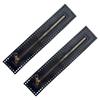  2Pcs Zips for Sewing Close-end Zips Fasteners Metal Zippers Fasteners Bag Zips
