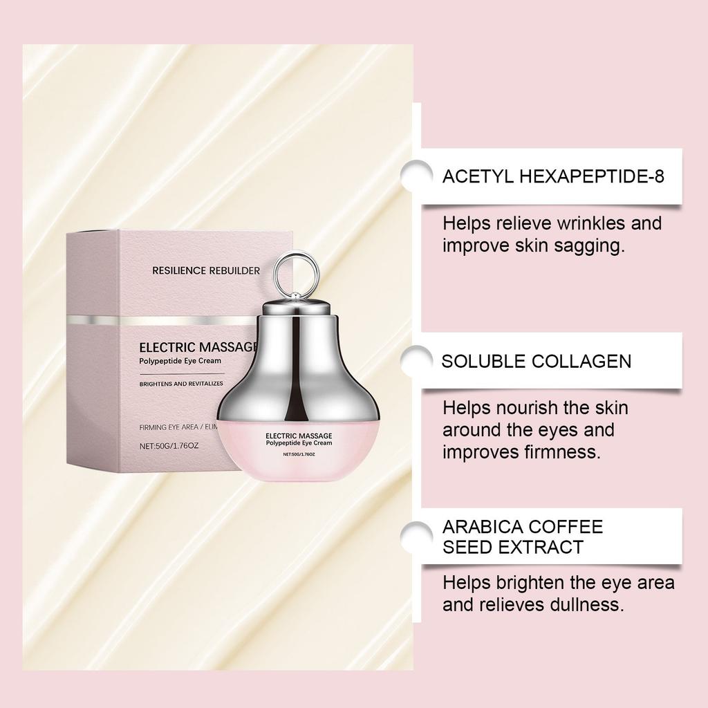 JAYSUING Electric Eye Cream - Firming & Moisturizing Eye Massage Cream for Dark Circles, Fine Lines, Wrinkles, Under Eye Care