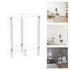 Modern Triangulum Shower Shelf 2 Layer Waterproof Bathroom Organizers With No boring Installation