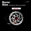 DEORE SM RT56 160MM 180MM 6-bolt brake rotor, suitable for mountain bike disc brake rotor bicycle parts