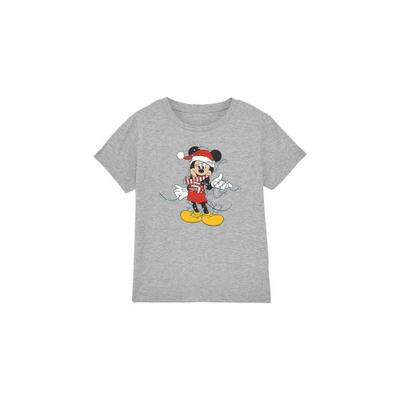 Childrens/Kids Mickey Mouse Christmas Lights T-Shirt