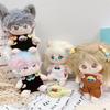 20cm Cotton Doll Plush Toy With Interchangeable Outfits White Car Overalls