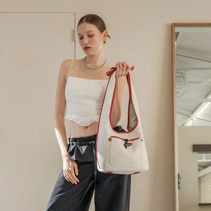 Le Peppe canvas bag (Le Peppe canvas shoulder bag) red