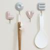 4ks/balení Háčky Láska Dopis Samolepicí Domácí Úložný Dekor Stojan Bez Vrtání Držák na Klíče Klobouky Nástěnný Závěsný Hák Šetřící Místo