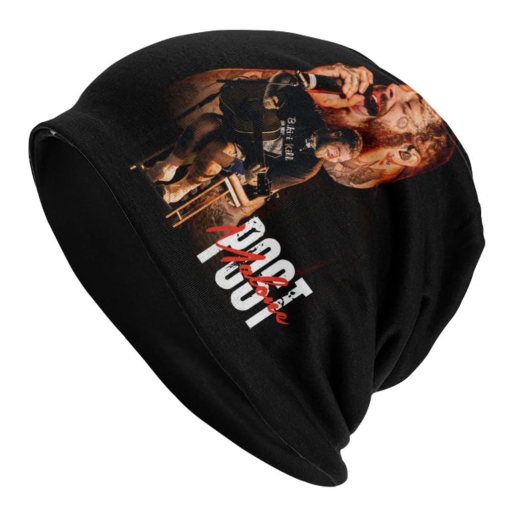 Custom Posts Malones American Popular Rapper Beanies Caps Unisex Women Unisex Outdoor Winter Warm Knitting Hat Adult Bonnet Hats