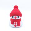 3D Multicolor Sewn Snowman Ornament - Christmas Desktop Gift