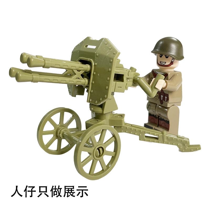 World War Ii Building Block Doll Military Toy Accessories Parachute Weapon Piece Equipment