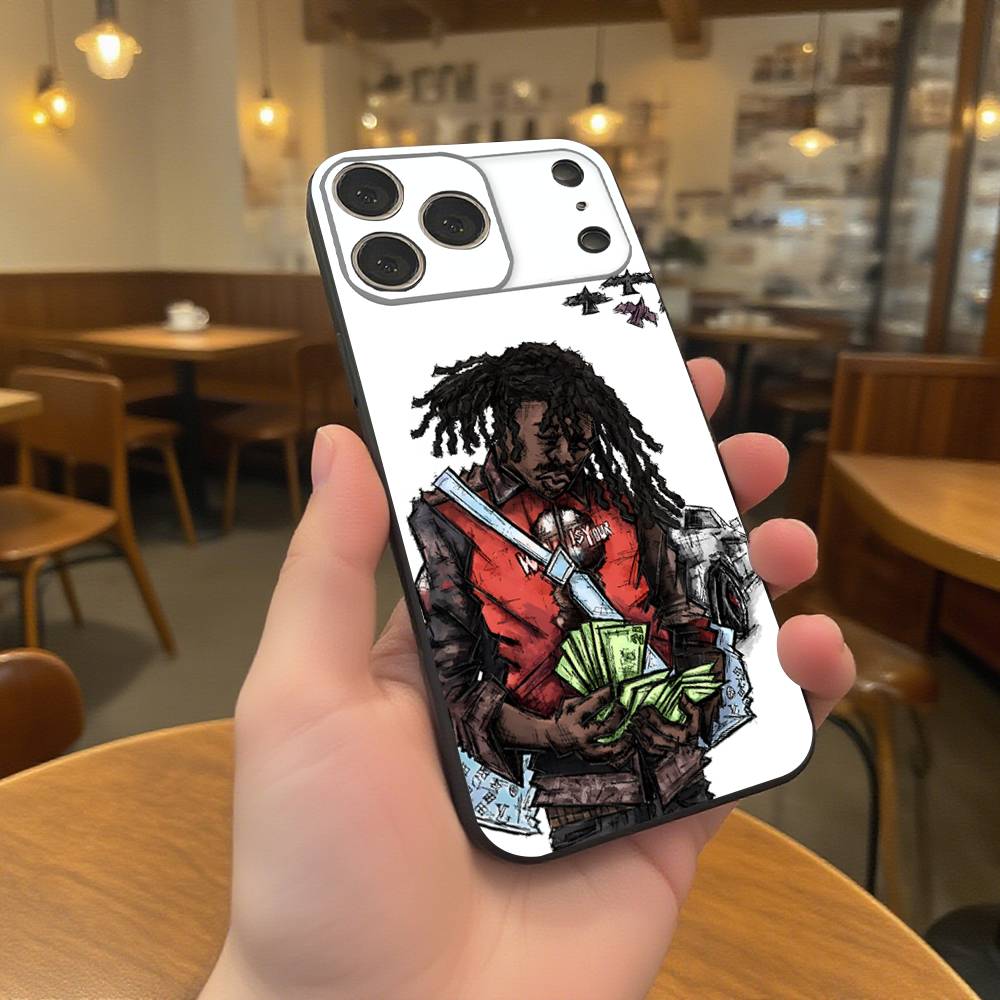 L-Lucki Rapper Gemini Phone Case For iPhone 17,16,15,14,13,12,11,Pro,XS,Max,XR,Plus,E,SE4,Mini Black Soft Cover