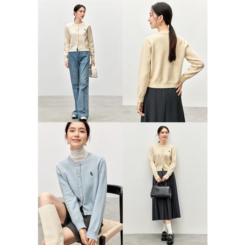 Shangdubuila Women's Petite Knit Cardigan