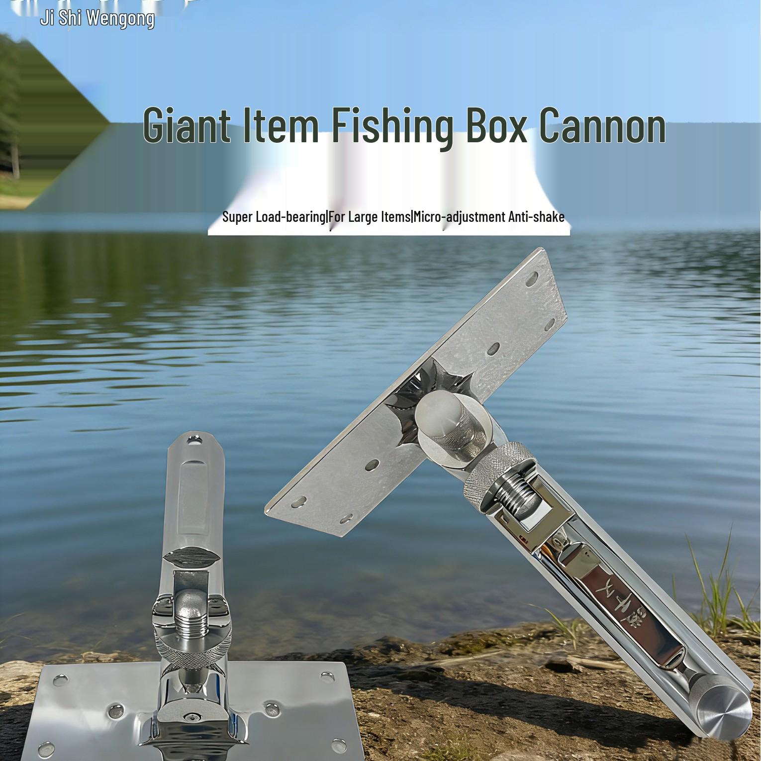 Большой рыболовный ящик из нержавеющей стали 304 с передним сиденьем-подставкой для удилищ