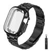 Hülle+Armband für Apple Watch Band Ultra2 3 49mm 44mm 40mm 45mm 41mm 42mm Edelstahlarmband iWatch Serie 3 6 SE 7 8 9 10 11