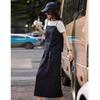 Demana Women's Linen Blend Faux Two-Piece Skirt Set