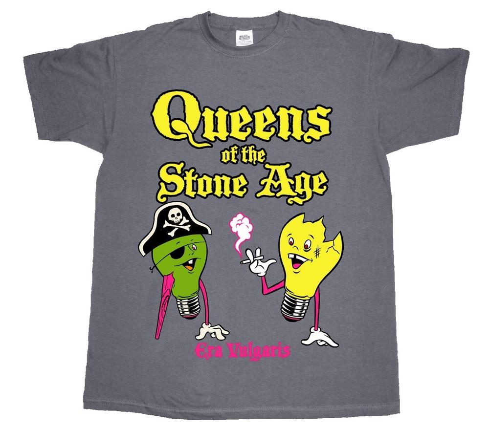 QUEENS OF THE STONE AGE ERA VULGARIS GRAY TSHIRT Unisex T-Shirt XXXL