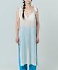 Tobaseu Knit Dress With Cutout Punching Strap Detail (White)